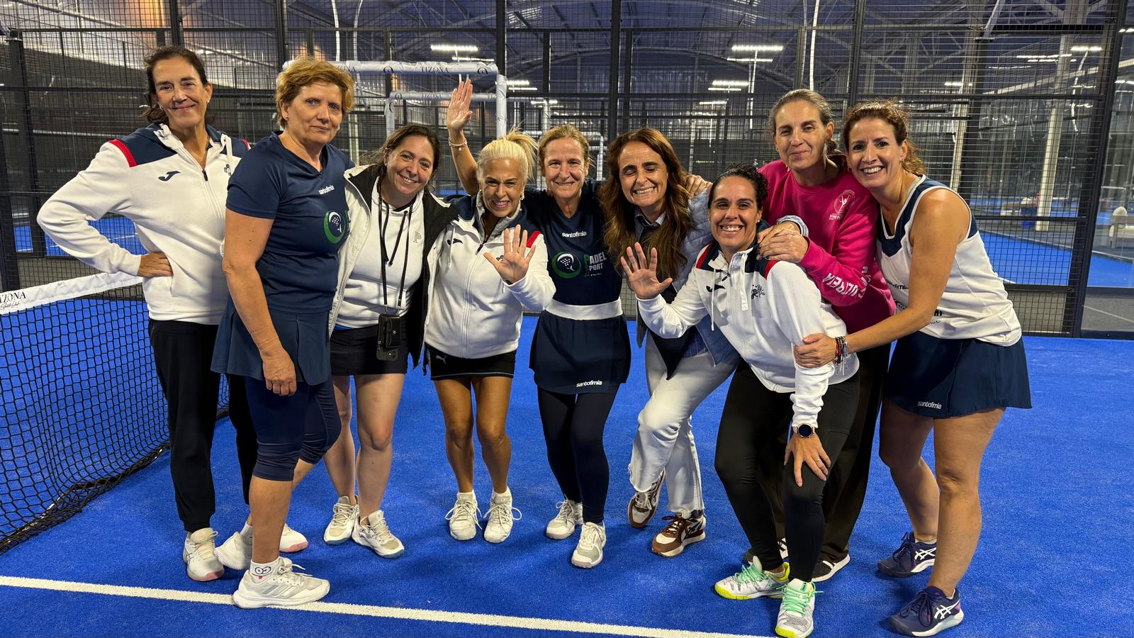 El encuentro de Padel Sport Home B frente a Moonlight Tizona Sport Club A
